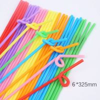 200PCS Multicolor Straws Extra Long Plastic Drinking Straws for Party Weddings Celebrations Bar Juice Drinking Supplies