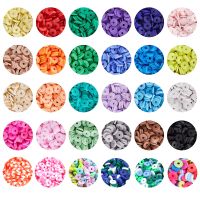 【CW】¤♤  33colors 6mm Polymer Clay Beads Flat Round Spacer Heishi for Jewelry Making Necklace 300pcs/lot