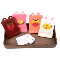 ❈ Lady Cosmetic Bag Lipstick Protective Sleeve Mini Bag Earphone Sundries Lipstick Storage Bag PU Leather Small Bag Coins Pouch