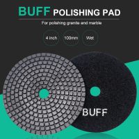 Free shipping DC-BAWS02 wet black buff polishing pad 4 inch 100mm for polishing granite and marble