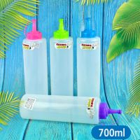 Telecorsa ขวดบีบ ขวดบีบซอส  ขวดบีบพลาสติก  ขนาด700ml. ขวดบีบซอส รุ่น Plastic-squeeze-sauce-bottle-700-ml-07a-Tissue