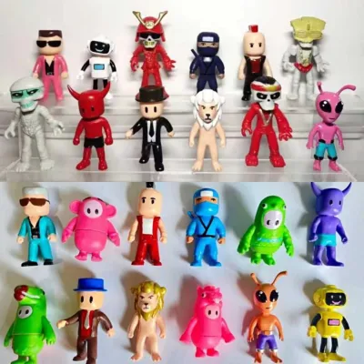 Stumble Guys Figure Toy Stumble Guys Figura Anime Action Figures Toy Set For Boys PVC Model Collection Toys Kids