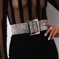 Ingemark Fashion Luxury Strap Diamond Waist Belt For Women Man High Quality Cowgirl Cowboy Jeans Dress Nightclub Party Jewelry