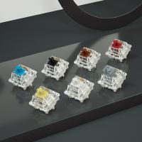 Gateron G Pro V3 3.0 Pro สวิตช์2.0 V2 3Pin RGB แบบเส้นตรงสัมผัสขาวเหลืองแดงสีเงินสีน้ำตาลสำหรับคีย์บอร์ดแบบกลไก