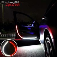 2Pcs Universal Car Light Car Door Opening Warning LED Lights Strips Anti Rear-end Collision Safety Light Welcome Flash Lights