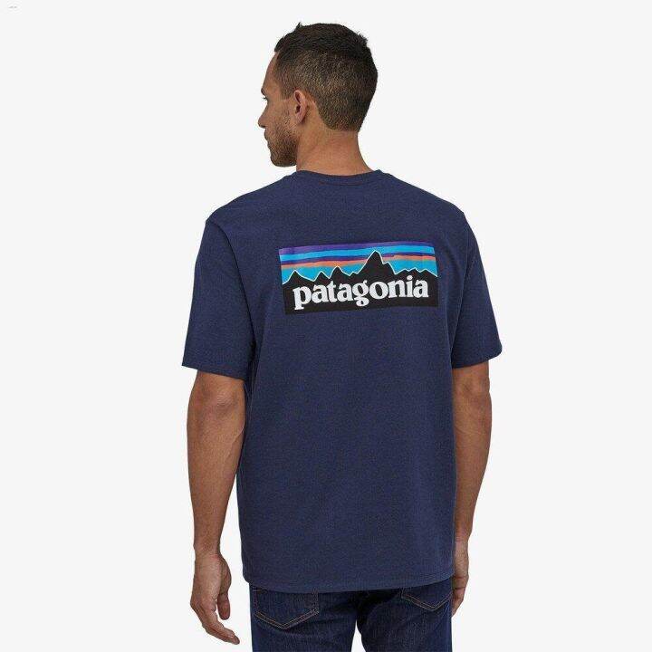 pata-patagonia-เสื้อผ้าฝ้ายแขนสั้นของผู้ชายแบบคลาสสิกในระดับสากล