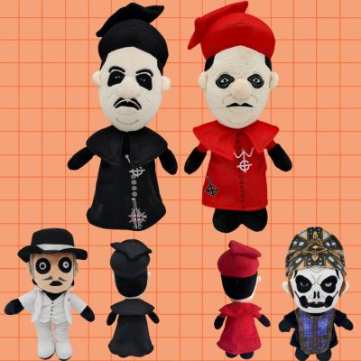 วงดนตรีผี Cardinal Copia ตุ๊กตาผ้ากำมะหยี่นักร้องแบบใหม่25ซมของเล่นตุ๊กตาผ้าคริสต์มาสและของขวัญฮาโลวีนผีสำหรับเด็ก