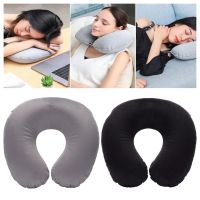 ◕☑﹍ U Shape Travel Pillow Car Office Neck Pillow Memory Foam Fatigue Relief Flight Headrest Neck Support Pillow Short Plush Pillow