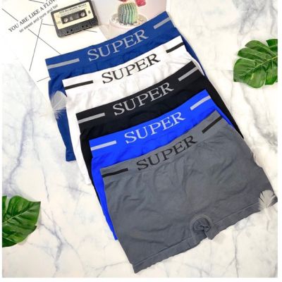 MiinShop เสื้อผู้ชาย เสื้อผ้าผู้ชายเท่ๆ Boxer บ็อกเซอร์ผู้ชาย รุ่น super คุณภาพดี พร้อมส่ง เสื้อผู้ชายสไตร์เกาหลี