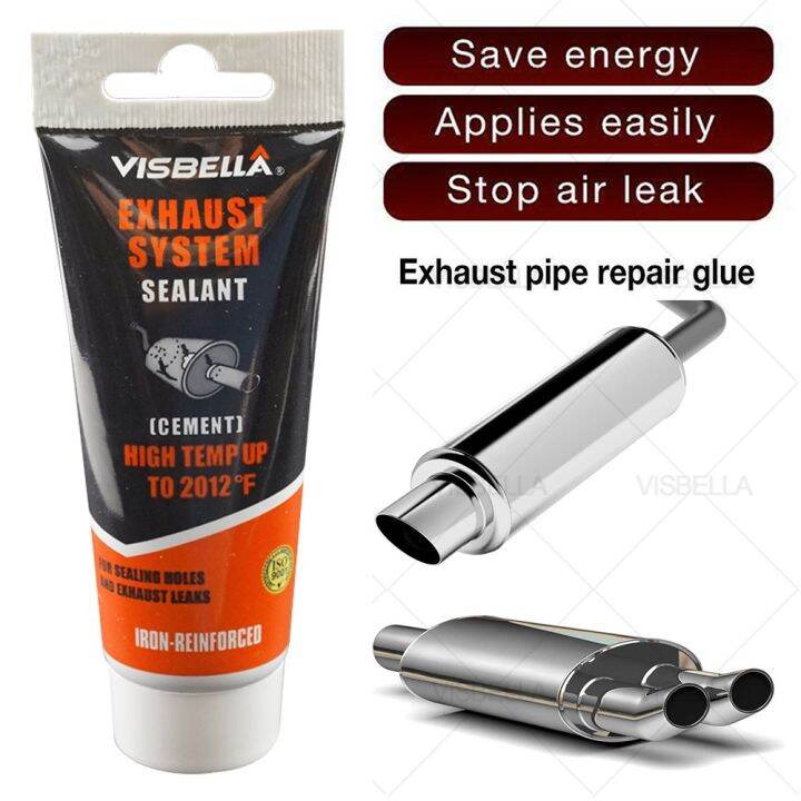 【READY STOCK】 ♭Car Exhaust Pipe Repair Glue 75g Motorcycle Exhaust Pipe