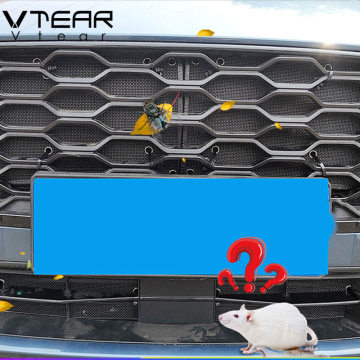 vtear-สำหรับ-toyota-bz4x-chr-ia5-rav4-land-cruiser-prado-fortuner-frontuner-granvia-highlander-กระจังตาข่ายจับแมลงตัวถังหม้อน้ำภายนอกแผ่นครอบอุปกรณ์ตกแต่งรถ