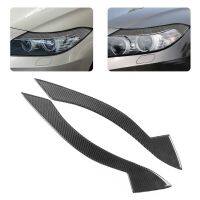 Pair Carbon Fiber Headlight Eyebrow Eyelid Simple Installation Fit for BMW Z4 E89 2009 2010 2011 2012 2013 2014 2015