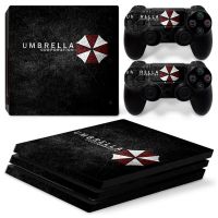 ₪✹✆ Umbrella For PS4 Pro Console amp; Controllers Stickers Playstation4 PRO Skin Cover Playstation 4 PRO Decal Protective