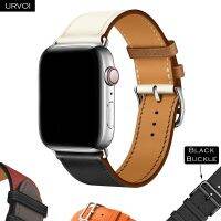 kuiwer URVOI สายทัวร์เดี่ยวสำหรับแอปเปิ้ลวอทช์ Ultra Series 8 7 6 5 4 SE Swift สายรัดสำหรับ IWatch หนังแฮนด์เมดแบบคลาสสิก41มม.