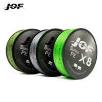 JOF 8 Strands สายตกปลาถักปลาคาร์พตกปลา MultiColor Multifilament น้ำเค็ม PE Line Spinning Line 150M 300M 500M 15-100LB