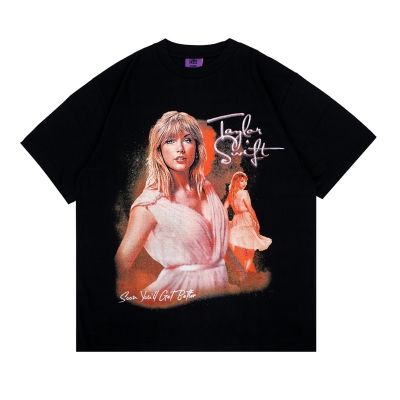 เสื้อยืดunisex เสื้อยืด ขนาดใหญ่ ลาย Taylor Swift สําหรับผู้ชาย และผู้หญิง HOT S-5XL