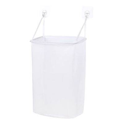 Dirty Clothes Storage Basket Wall Mounted Laundry Basket Collapsible Clothes Organizer Breathable Mesh Bathroom Laundry Hamper