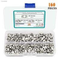 ✔◕ 160PCS 2020 Series M3 M4 M5 T Slot Nut Set Hammer Head Nut Fasteners Profile Connector T-nut Accessories Kit