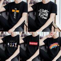 287303G ?เสื้อยืดผู้ชาย oversize สไตล์ black ลุคแบดบอย เท่ๆ ผ้านิ่ม ใส่สบาย มีสินค้าพร้อมส่ง SL3192