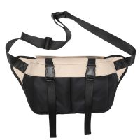 Men Nylon Waist Pack Belly Purse Waist Bag For Men Zipper Pocket Fashion Travel Sling Bags Crossbody Bag Running Belt