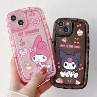 เคส A53เมโลดี้สำหรับ OPPO A17K A16S A16E A75 A15S A12 A57 A76 A95 A77S A96 4G 5G A9 Reno6 Z Kuromi My Melody เคส A74กันกระแทกกันตก