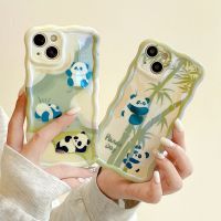 .Suitable For Fashion Blue light Cute cartoon panda Phone Case iPhone 14 14Pro MAX 11 12 13 Pro Max Luxury Soft Shockproof TPU Cover