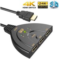 3 in 1 HDMI Switch out Hdmi Splitter with Pigtail Cable Supports 4K 2K 1080P Video Audio Outpu for PC Monitor STB