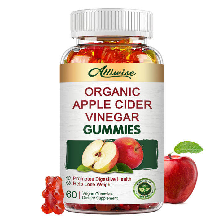 Organic Apple Cider Gummies for slimming body&Weight Loss Reduce fat