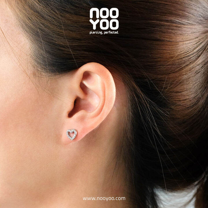 nooyoo-ต่างหูสำหรับผิวแพ้ง่าย-lovely-heart-with-crystal-surgical-steel