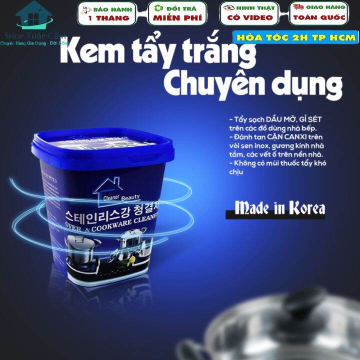 Kem Tẩy Xoong Nồi Đa Năng đã trở thành một trong những sản phẩm được ưa chuộng nhất trong việc tẩy rửa đồ gia dụng cho các bà nội trợ hiện đại. Sản phẩm không chỉ tiết kiệm thời gian và công sức mà còn đảm bảo vệ sinh tuyệt đối cho các sản phẩm. Điều đó giúp cho người sử dụng yên tâm và đảm bảo sức khỏe gia đình.