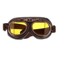 【Sell-Well】 Gamers Arcade Retro รถจักรยานยนต์ Vintage Motocross Classic Retro Steampunk ATV Bike Copper Helmet UV Protection