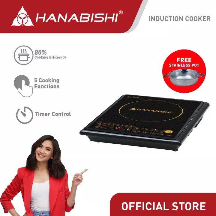 Hanabishi Induction Cooker HIC90 Induction Cooker w/ FREE Stainless