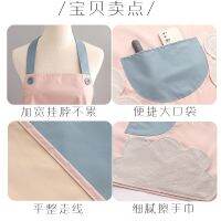 Waterproof apron female personality fashion kitchen cooking hotel guest use corset men sleeveless smock printing