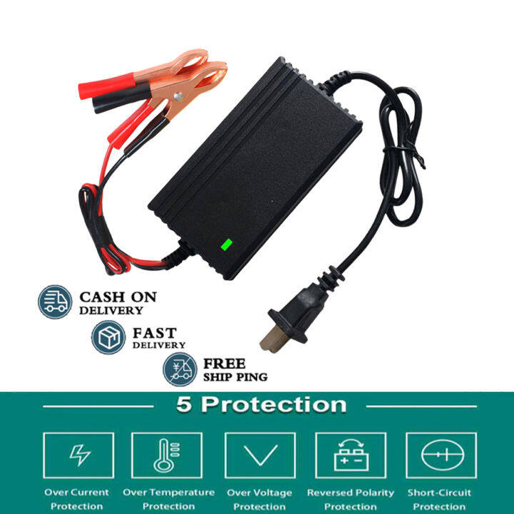 Charger 12 Volts For Motorcycle Battery Charger 12v Heavy Duty With 