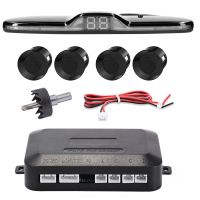 Car Parking Assist System DC 12V Vehicle Reverse Backup Radar with LED Distance Display Sound Warning 4 Parking Sensors for Cars Alarm Systems  Access