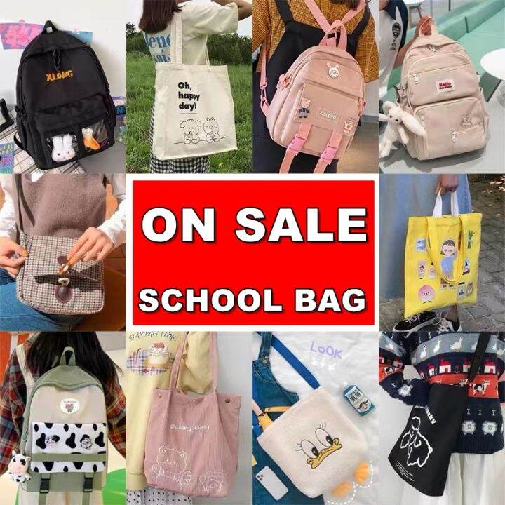 warehouse Clearance SaleKorean School Bag Student Unique Style Casual
