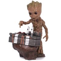 ◈ Marvel Guardians of The Galaxy Groot Statue Model Avengers Cute Baby Tree Man Pvc Anime Action Figure Toys Collection Gift
