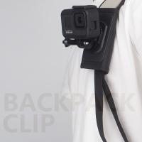 【LZ】▨  Sports Camera GoPro Mochila Clip Fixação Bracket Alça Camera Mount Outdoor Tiro Acessórios