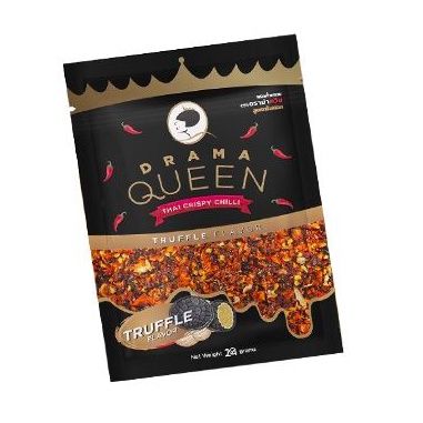 📌 Drama Queen Chilli Truffle Flavour 18g ดราม่าควีน พริกคั่วกรอบรสเห็ดทรัฟเฟิล 18g (จำนวน 1 ชิ้น)