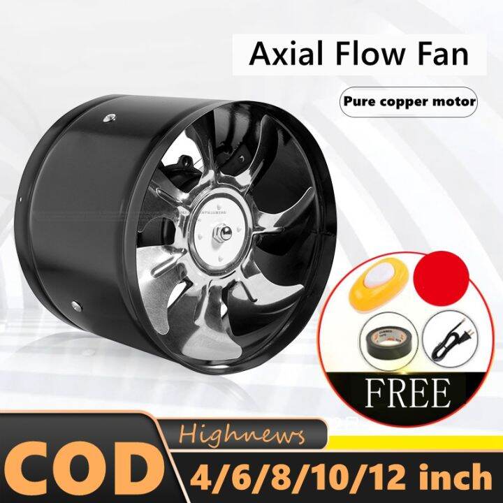 Exhaust Fan for Wall Kitchen 4 Inch High Speed Blower Fan for Bathroom