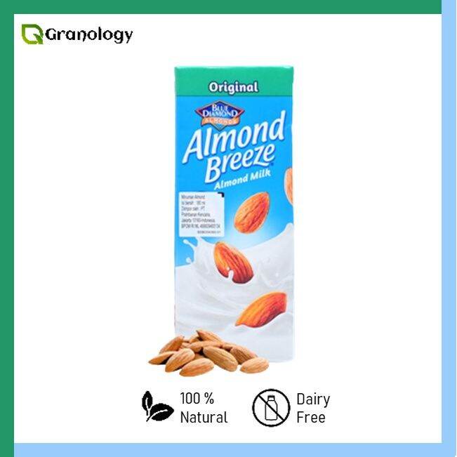 Blue Diamond Almond Breeze Milk / Susu Almond 180 Ml - Original ...