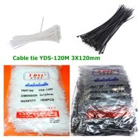 สายรัดเคเบิ้ลไทร์ Cable tie YDS-120M 3X120mm (สีขาว) 950PCS *ยาว 4.5 นิ้ว*