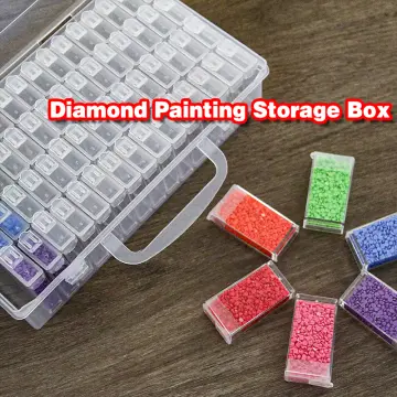 Diamond Painting Storage Containers, Diamond Painting Accessories with  Tools for Diamond Art Organizer Craft Jewelry Beads Storage Case -  Style:Style 2 