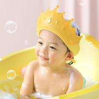 Adjustable Crown Baby Shower Cap Baby Shampoo Cap Kids Waterproof Protect Children Caps Cover Infants and Shower Bath Prote D8R1