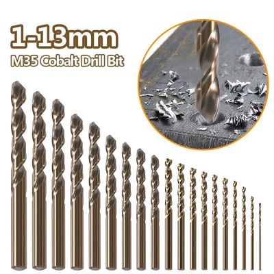 【DT】hot！ 1pc 1mm-8mm Cobalt Bit M35 Round Shank Drilling Metalworking Operations Tools