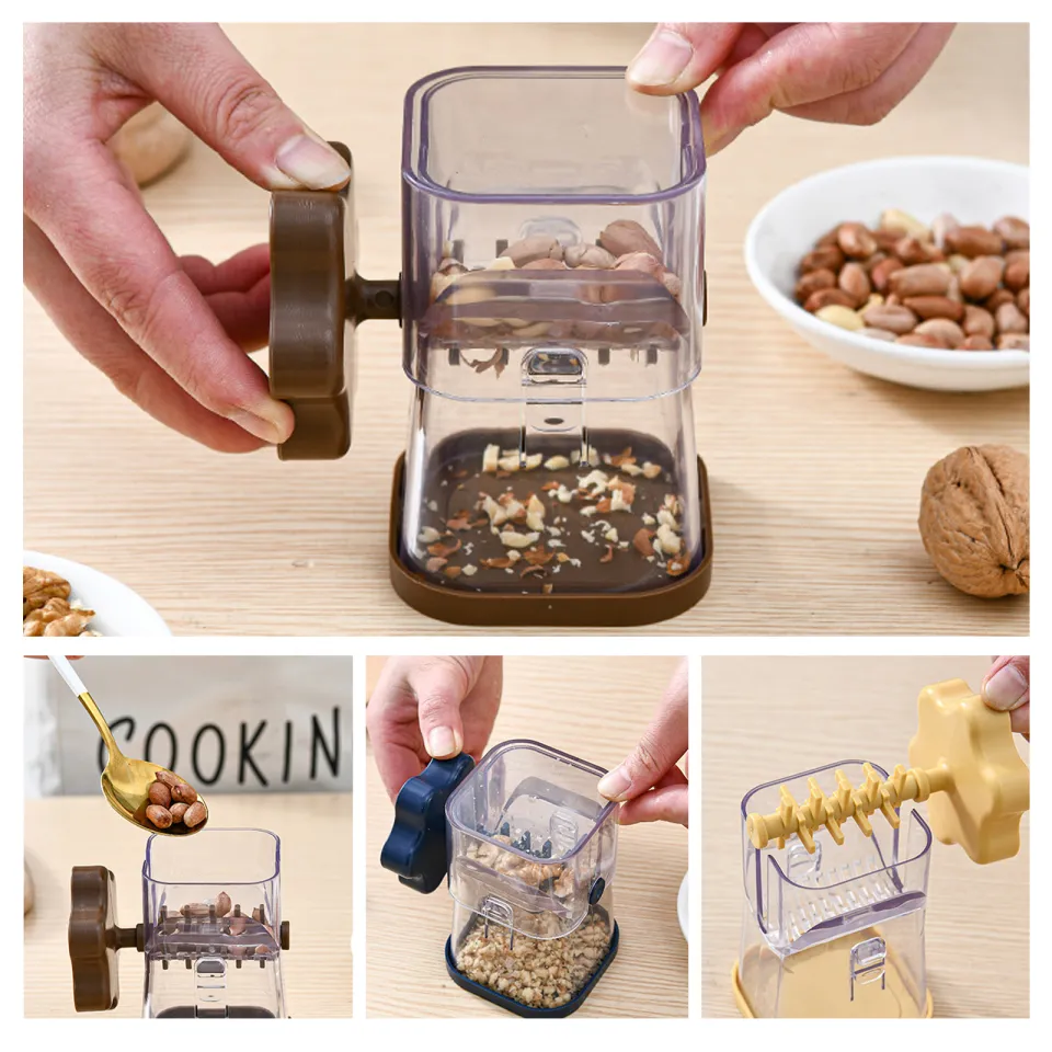 Manual Nut Grinder Peanut Masher Chopper Multifunctional Dried Fruit  Crusher Peanut Grinding Device Masher Kitchen Tools