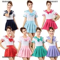 【thick】3Pcs Japanese School Uniforms Anime COS Sailor Suit JK Students Clothe