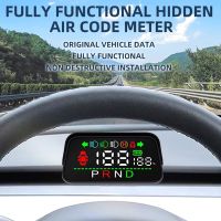 Car Head-Up Smart Display Air Code Meter LCD Instrument HUD Car Spare Parts for Model 3 Y