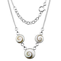 925 Sterling silver Shiva Eye Necklace , Silver Necklace , Spiritual Shiva eye necklace