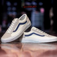 ?รองเท้าหนังกลับVans_Old Skool Vintage navy blue☑️งานแท้100% พร้อมกล่อง รองเท้าผ้าใบ รองเท้าวิ่ง รองเท้าแฟชั่น รองเท้าลำลอง